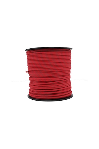 Mg Ropes Paracord İp 4 Mm Reflektörlü Kırmızı No:54 10 Metre Çok Renkli