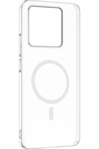 Vendas Xiaomi 14t Pro Kamera Korumalı M-safe Şarj Özellikli Şeffaf Zore London Sert Pc Kapak + Hayalet Ekran Koruyucu Şeffaf