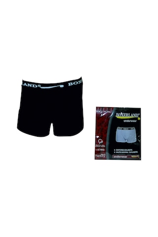 Boxerland Siyah Likralı Erkek Boxer Boxerland Siyah Likralı Erkek Boxer