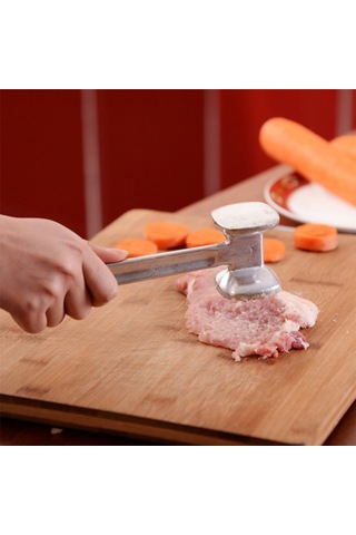 Padalink Alüminyum Büyük Boy Çift Taraflı Et Çitasi - Steak Ve Izgara Malzemeleri İçin Pratik Kullanım Aracı Cj07077