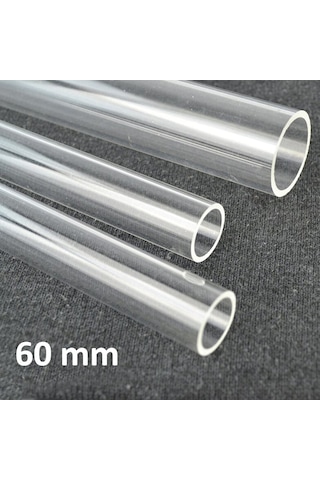Pleksi Boru Şeffaf Akrilik Tüp Saydam 60 X 3 Mm 553153403