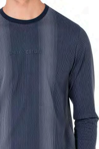 Pierre Cardin 6105 Erkek Uzun Kollu Bisiklet Yaka Pijama Takımı-lacivert Lacivert