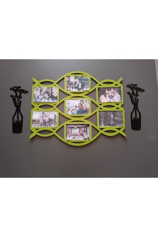Anneye En Güzel Hediye Modern Çoklu Çerçeve 7 Fotoğraflık Renk