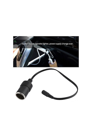 Xiyyadms Ara Sigara Ateşleyici Ana Soket Dc5521 Ana Bağlantıya Dönüştürücü, 10a Maksimum Akım, 0.75mm Bakır Çekirdek, 30cm Kablo, 12v-24v