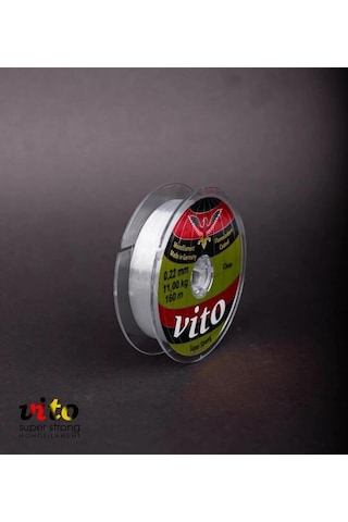 Vito Süper Strong Monoflament Şeffaf Misina 160 Metre 0,22mm - Standart