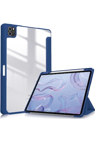 Apple Uyumlu iPad Pro 11 M4 2024 Kılıf Grafiti Şeffaf Kalem Bölmeli A2836 A2837 A3006 Kılıf