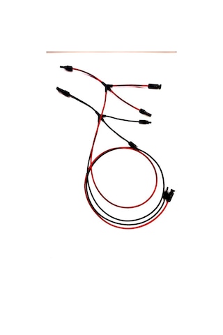 3 Lü Mc4 T Branç Solar Konnektör 3 İn 1 2 Metre Kablolu Paralel