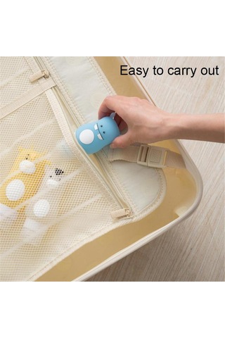 Sones Taşınabilir Seyahat Şampuanı Vücut Losyonu Kozmetik Şişesi Makyaj Kabı Saklama Kutusu, Renk: Mavi Su Aygırı