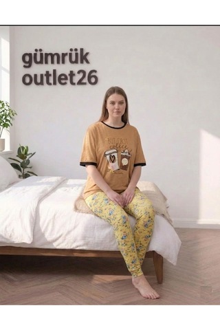 Vinetta Pijama Kahverengi