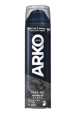 2 Adet Arko Men Tıraş Jeli 200 Ml Black