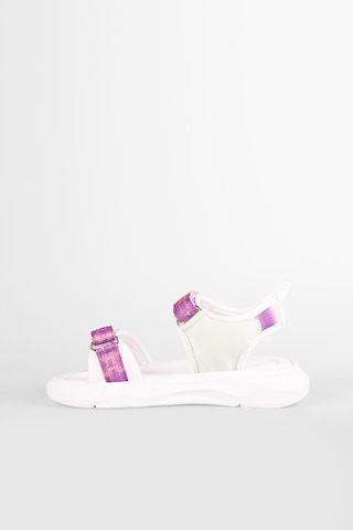 Vicco Label Hafif Kız Okul Öncesi Beyaz Sandalet Beyaz