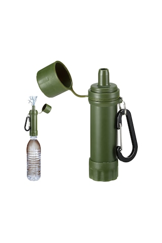 K8612m Dış Mekan Hayatta Kalma Su Arıtma Cihazı Bpa İçermeyen Su Filtresi Saman Filtrasyon Sistemi Fda Sertifikalı - Yeşil