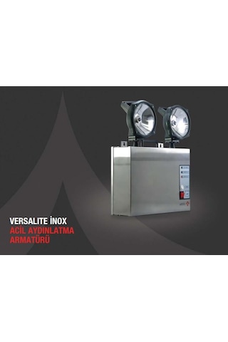 Arsel Versalite Inox VSI-2201-LED Acil Aydınlatma Armatürü Kesint Metalik