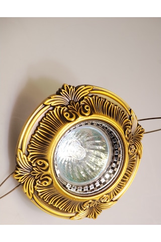 Dekoratif Eskitme Ahşap Desenli Versace Led Spot