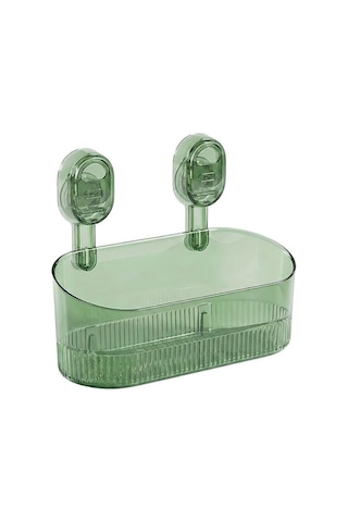 Sn-29266 Vantuzlu Şeffaf Banyo Mutfak Rafı Organizer 0