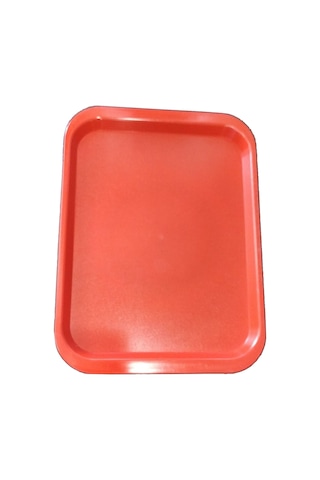 Self Servis Tepsisi Tepsi Fast Food Tepsi Kırmızı 36 x 27 CM 10 Adet