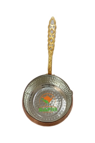 Safir Bakır Sos Tavası Bakır Sosluk Orta Boy A++