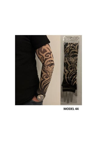 Giyilebilir Dövme 3 Çift 6 Adet Kol Çorap Dövmesi Sleeve Tattoo Set16