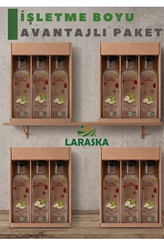 Organik Elma Suyu Konsanteresi 330g X 12 İşletme Boyu Avantajlı Paket