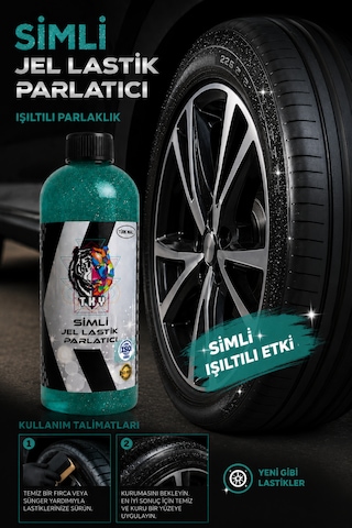 Simli Jel Lastik Parlatıcı