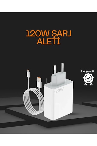 120 Watt Type C Şarj Başlığı Poco X3 X4 X5 Pro Uyumlu Renkli