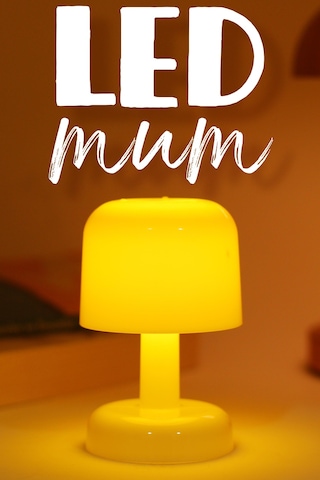 Led Mum İskandinav Tip Pil Dahil Dumansız Alev Ledli Yapay Dekoratif Mum Dekor Işığı Krem Pt427 Krem