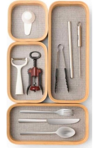 Magus Peto Büyük Boy İstiflenebilir Raf Kahverengi