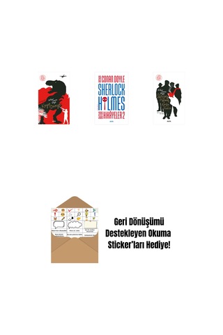 Kayıp Dünya + Sherlock Holmes - Bütün Hikayeler 2 + Sherlock Holmes - Korku Vadisi + Okuma Sticker'ları