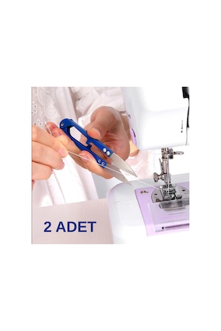 Mucit Home 2 Adet İplik Temizleme Makası Çıtçıt Makas Olta Misina Kesme Makası Hobi Makası
