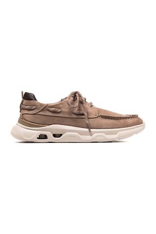 Sneaker Erkek Og-2410 John May 923-144 Gri Havlu Nbk-kahve Marsel