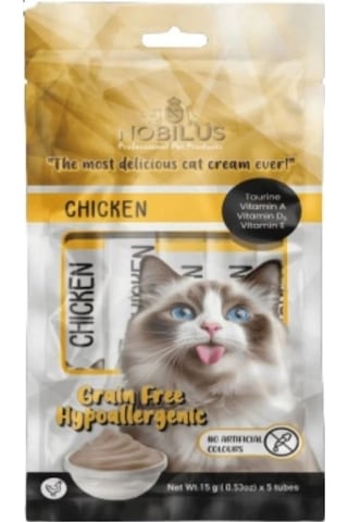 Nobılus Tavuklu Kedi Krema Ödülü 5x15g
