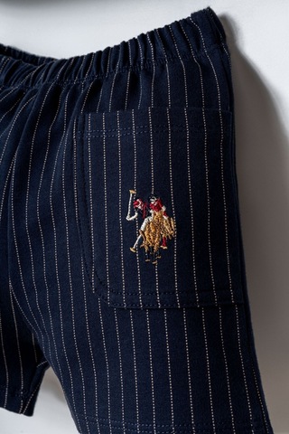 U.s. Polo Assn. Erkek Bebek Beyaz Şort Takım 5274-50033 Beyaz