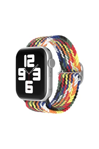 Zenviaat Newface Apple Watch Uyumlu38mm Star Kordon - Gökkuşağı 1 Znv2027