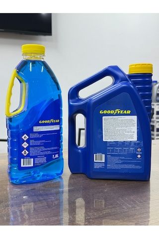 Ultra Pro Defense Goodyear 2025 Üretim Antifriz -56 3l Ve Antifrizli Cam Suyu -22 1.8l Hazır Kırmızı