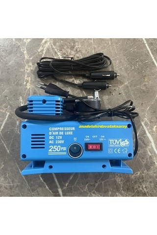 Yage 220 Volt Mini Kompresör 12 Volt Güçlü Kompresör Hava Kompresör 250 Psi Diğer