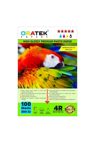 Canon Pixma G3470 Evertday Premium Parlak 10 x 15 CM Fotoğraf Kağıdı 300 G 100 Adet