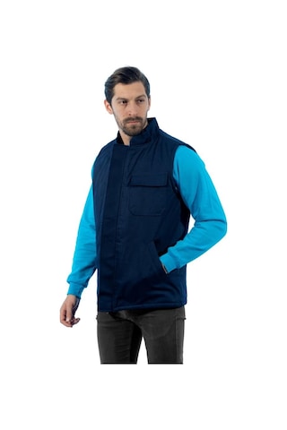 Şensel, Kapitoneli Yelek, Lacivert -118E1245- Kışlık Yelek-Vest