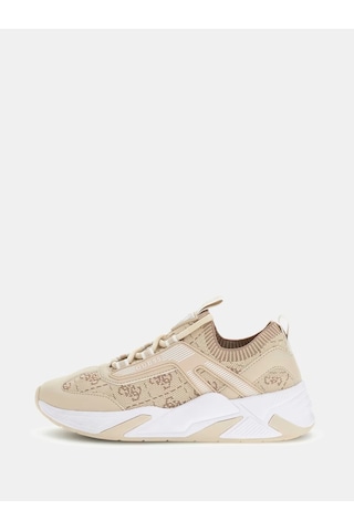 Guess Genga Kadın Sneaker Ayakkabı Flpgenfam12 Bej