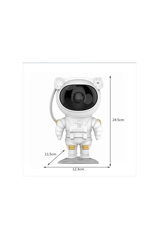 Astronot Galaksi Projeksiyon Lamba Çok Renkli