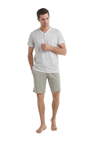 Blackspade Erkek Kısa Kol Şortlu Sütlü Kahve Pijama Takımı C1t7n4o04 001