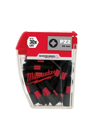 Milwaukee Bits Uç Pz2x25 MM 25 Li Paket Shockwave Yeni