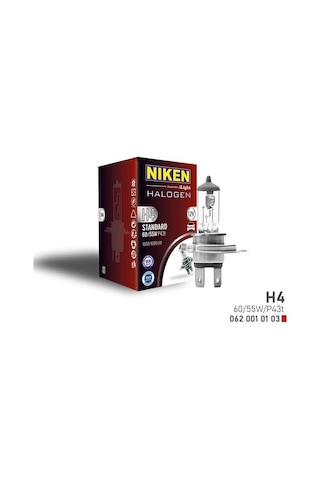 Nıken H4 60w/55w Halojen Ampul P43t 12v-183737