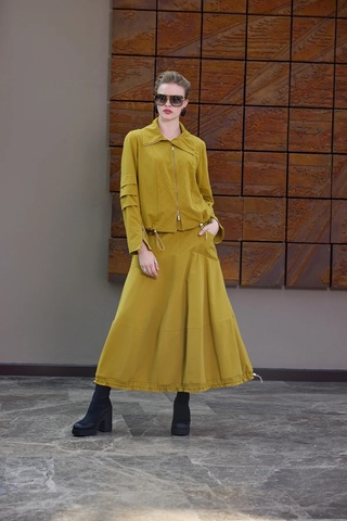 Misswhence Etek Takım 38208 Sari Sarı