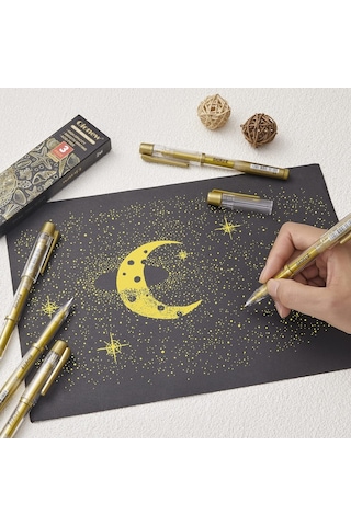 Linea Baoke Roller Kalem 1.0 Mm Altın Pc5088