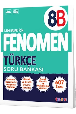 Fenomen Yayınları 8 Türkçe Soru Bankası