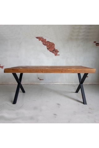 Deryawood Deryawood Masif Ahşap Yemek Masası 200*85 Cm