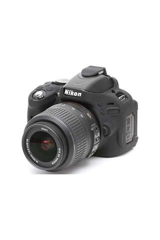 Easycover Nikon D5200 Silikon Kılıf Ecnd5200 (Siyah)