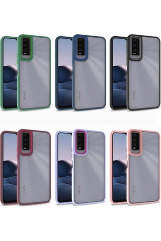 Vivo Y20S Kılıf Zore Flora Kapak (543123702)