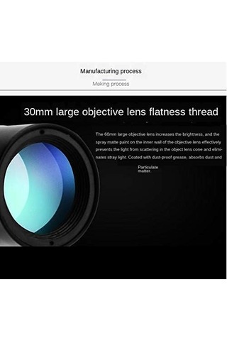 Teleskopik Tripodlu Monoküler, 10-30 Zoom Cep Telefonu Kamera Mini Teleskop