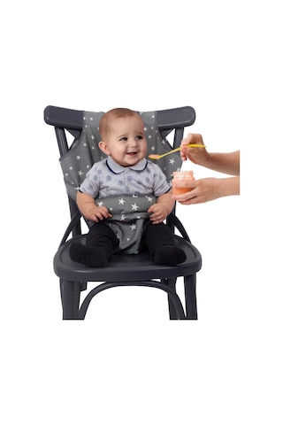Sevi Bebe ART 152 Yıldızlı Kumaş Mama Sandalyesi
